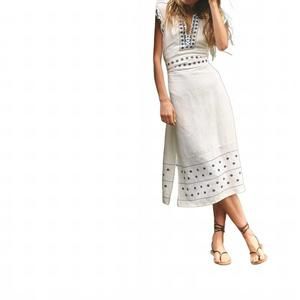 NEW CARTOLINA NANTUCKET sofia dress in royal azure
